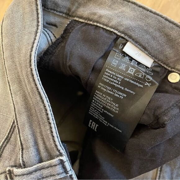 Porsche Design Gray Denim Slim Fit jeans - Picture 6 of 10